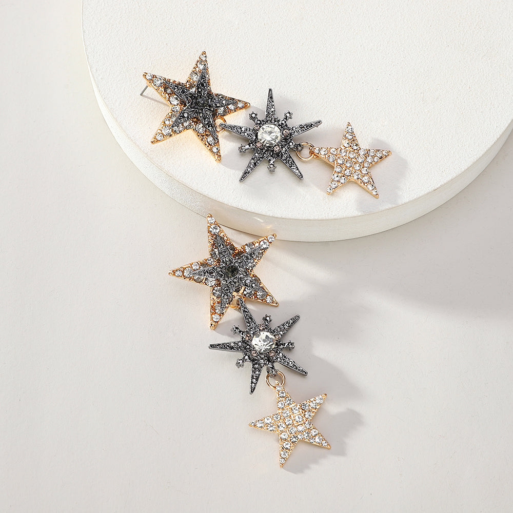 Levi Rhei Star Drop Statement Earrings