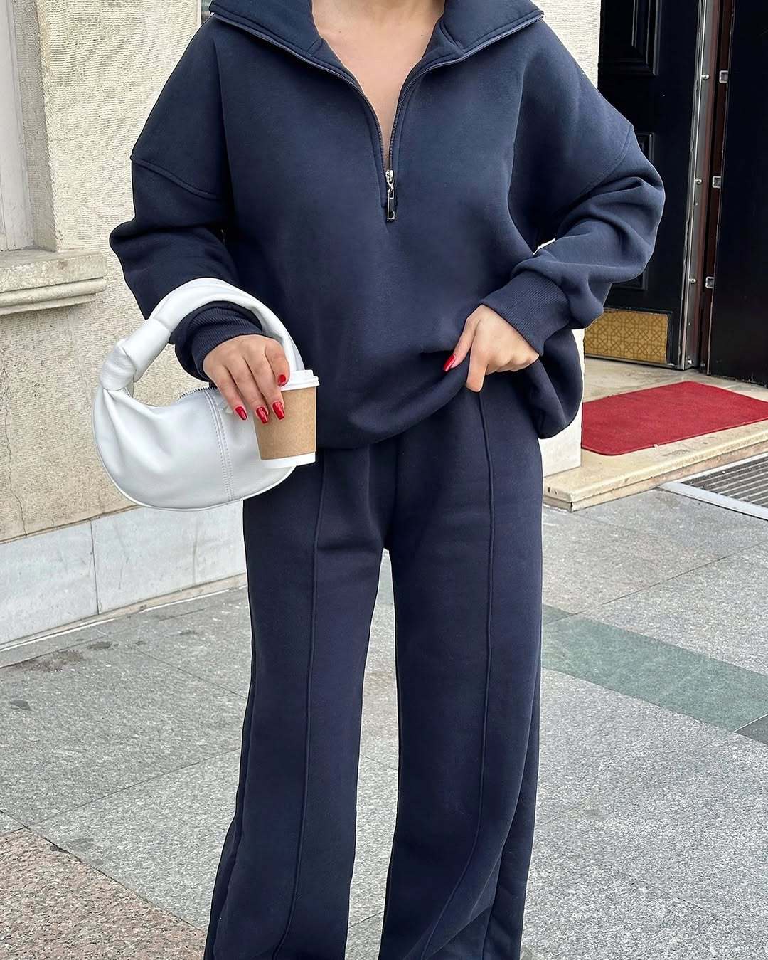 Levi Rhei Half-Zip Cozy Lounge Set
