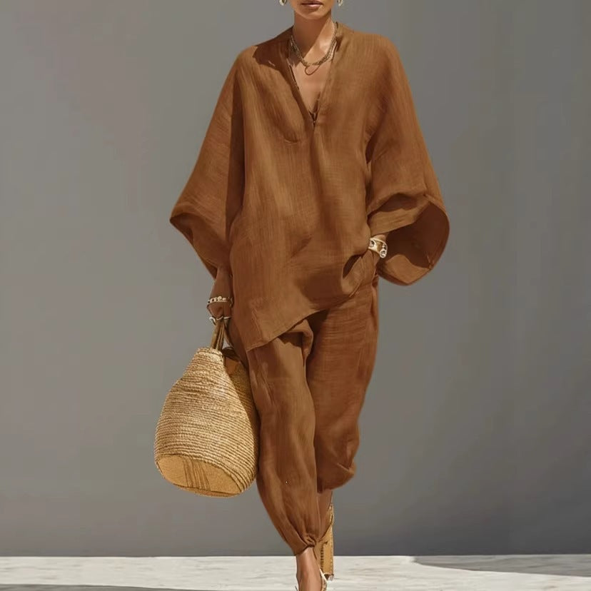 Levi Rhei RelaxFit Linen Lounge Set