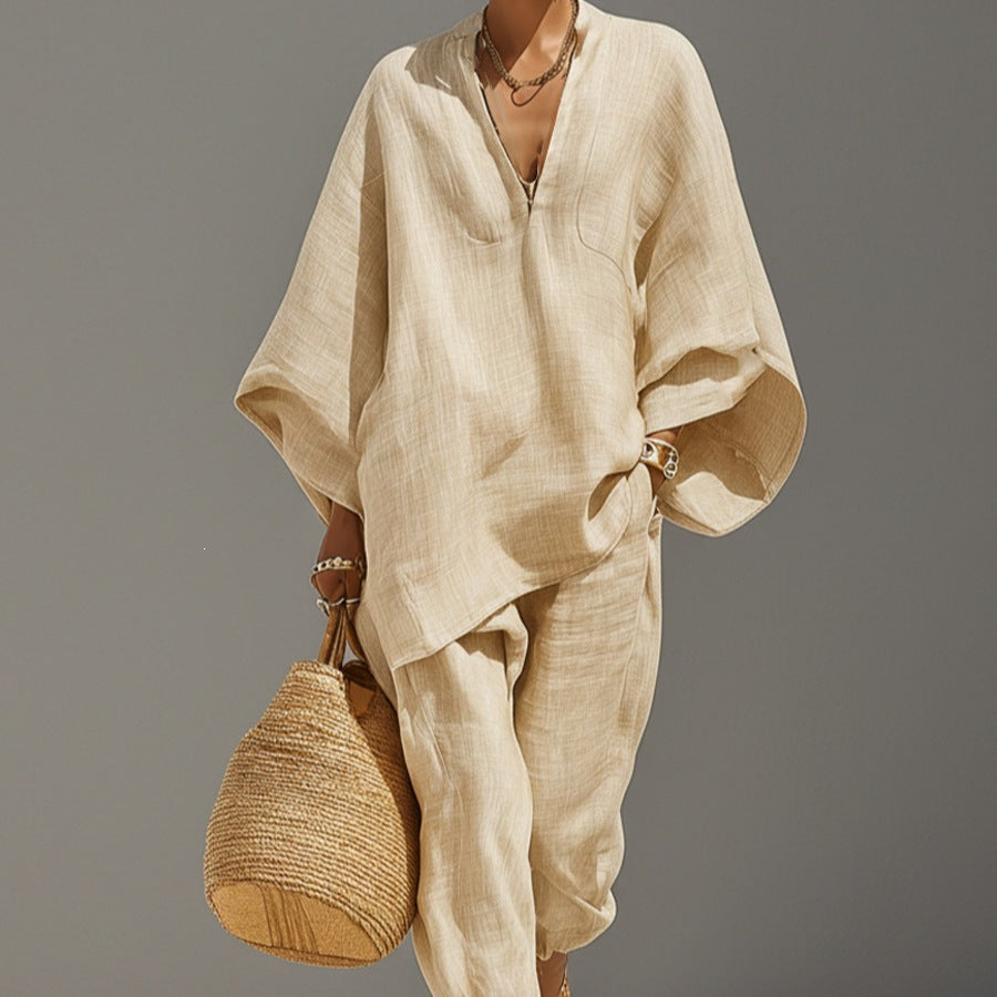 Levi Rhei RelaxFit Linen Lounge Set