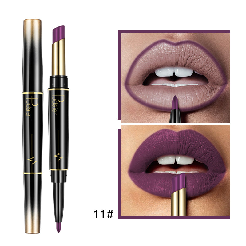Levi Rhei 2-in-1 Precision Lipstick & Lip Liner Duo (Matte Finish)