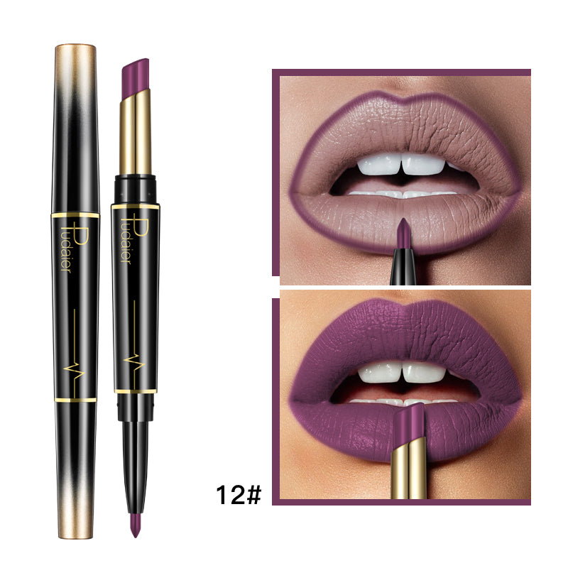 Levi Rhei 2-in-1 Precision Lipstick & Lip Liner Duo (Matte Finish)