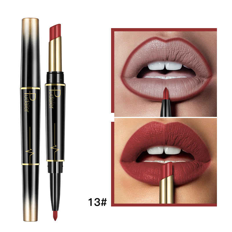 Levi Rhei 2-in-1 Precision Lipstick & Lip Liner Duo (Matte Finish)