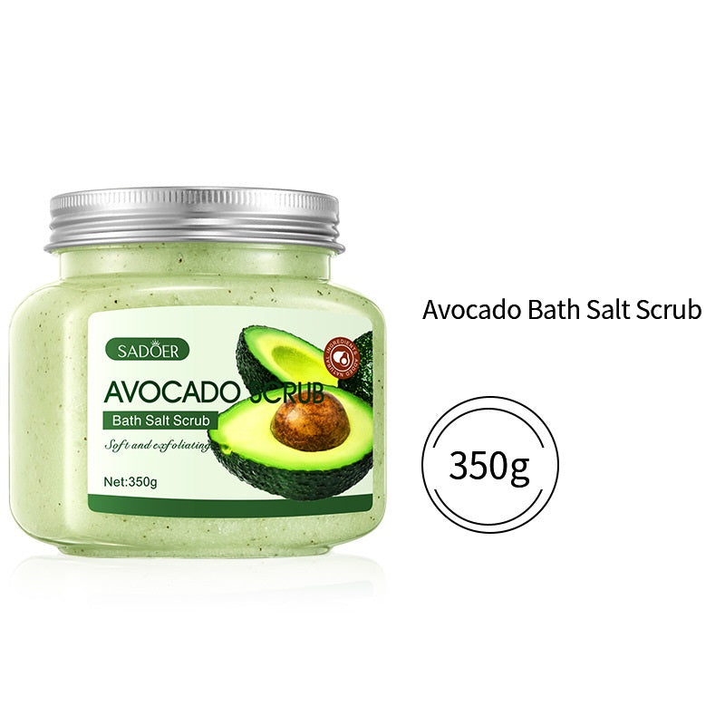 Levi Rhei Avocado Essence Exfoliating Bath Salt Body Scrub (Deep Clean & Smooth Skin)