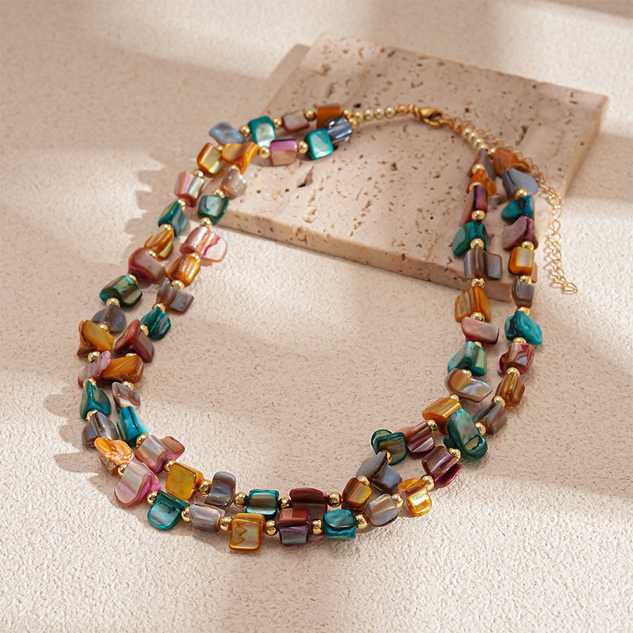 Levi Rhei Color Stone Necklace