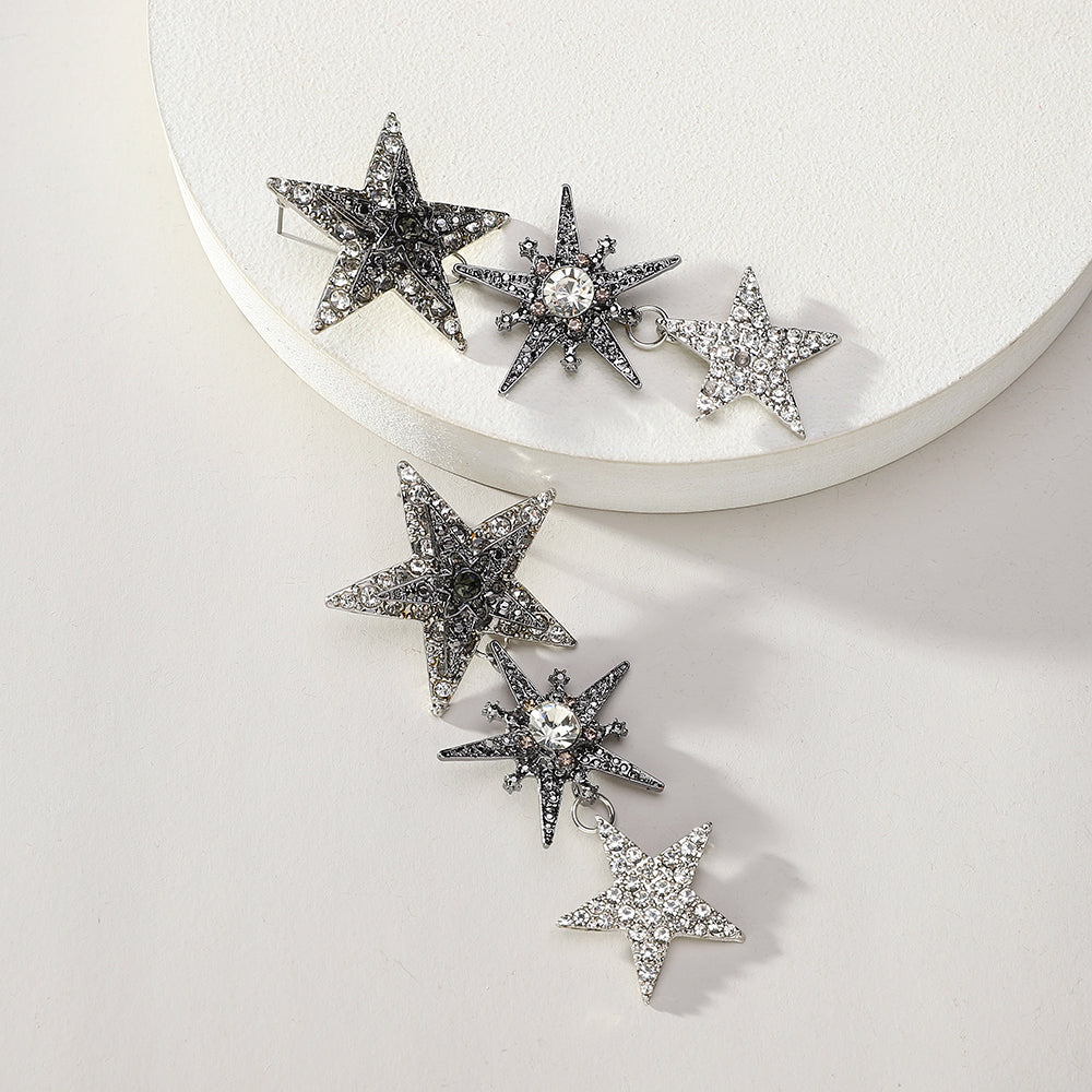 Levi Rhei Star Drop Statement Earrings