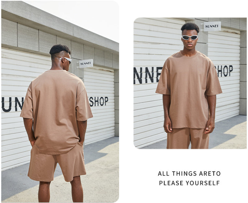 Levi Rhei Cotton Essentials Tee & Shorts Set