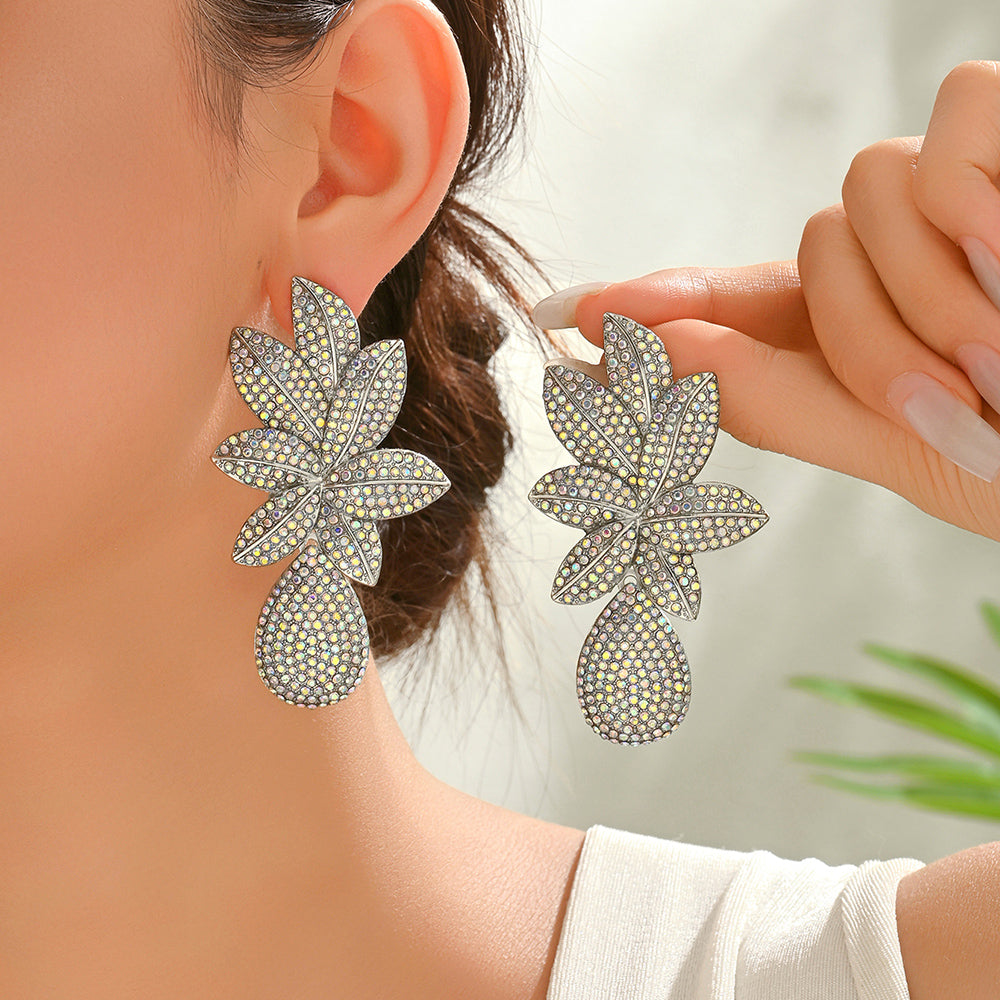 Levi Rhei Floral Statement Earrings