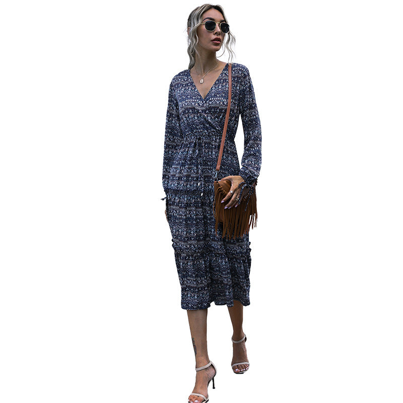 Levi Rhei Printed Midi Dress