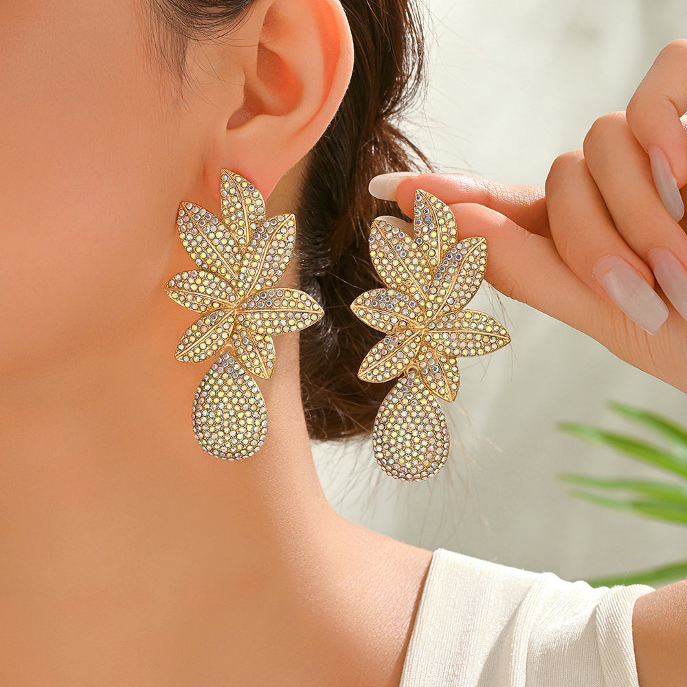 Levi Rhei Floral Statement Earrings