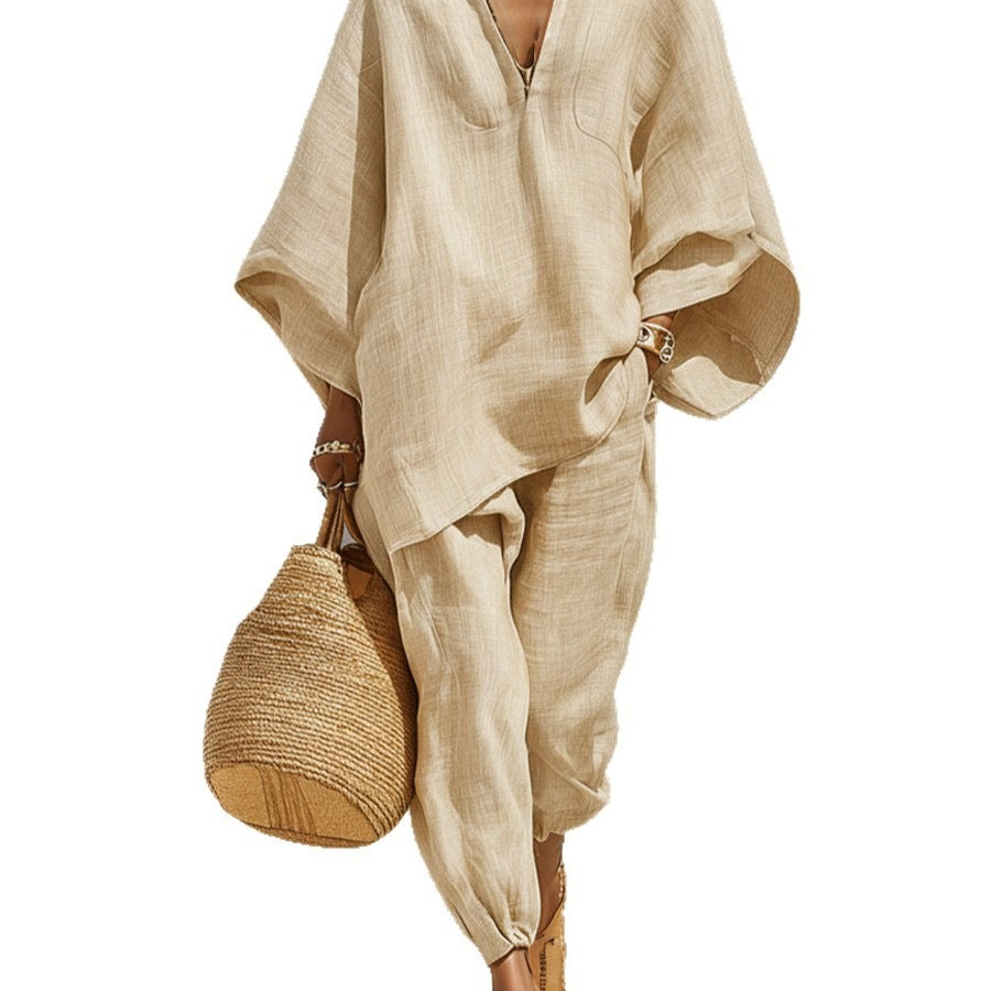 Levi Rhei RelaxFit Linen Lounge Set