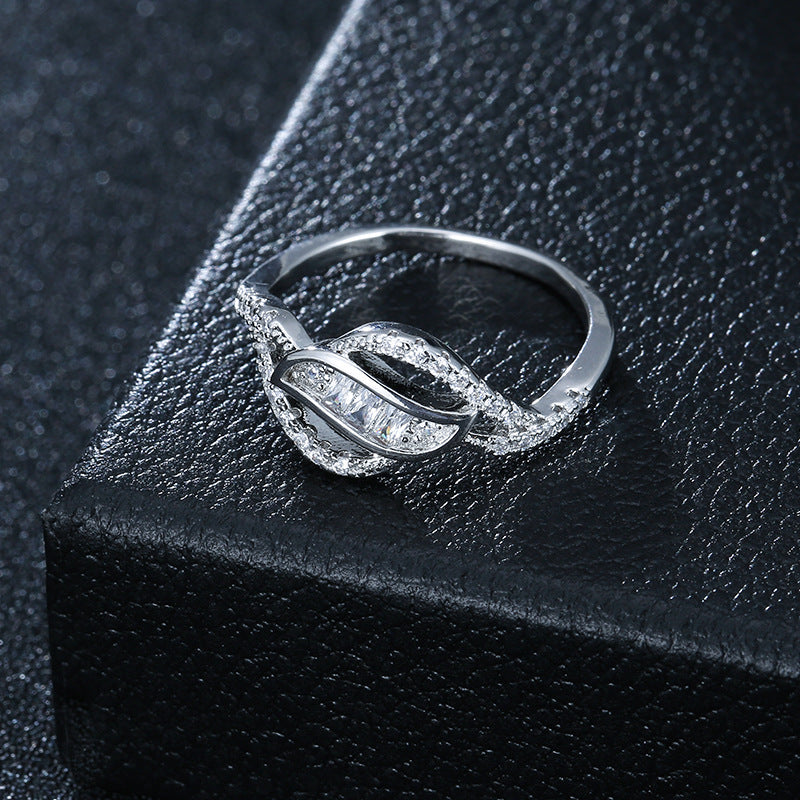 Levi Rhei Twisted Zircon Ring