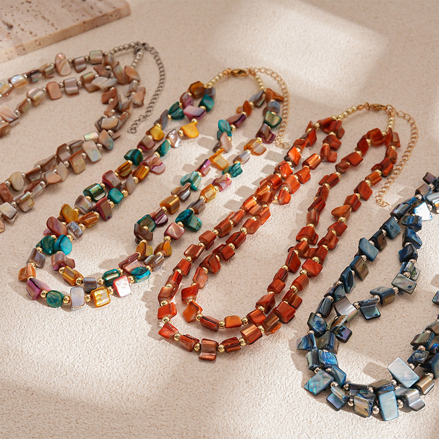Levi Rhei Color Stone Necklace