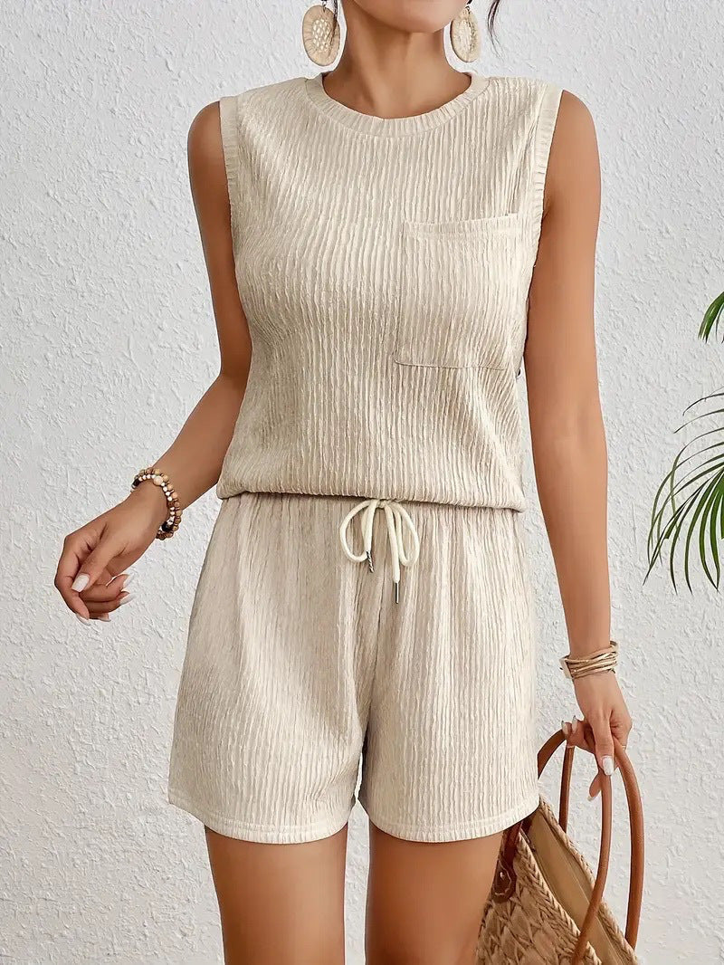 Levi Rhei Minimal Knit Tank & Shorts Set