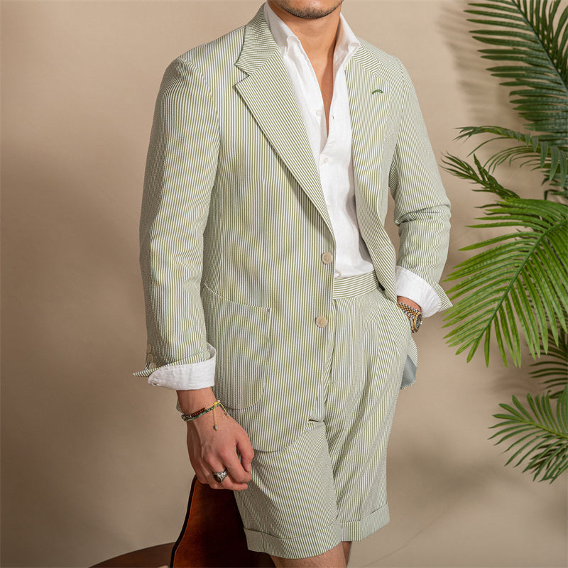 Levi Rhei Premium Seersucker Slim Blazer