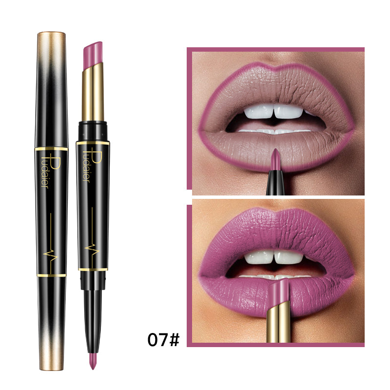 Levi Rhei 2-in-1 Precision Lipstick & Lip Liner Duo (Matte Finish)