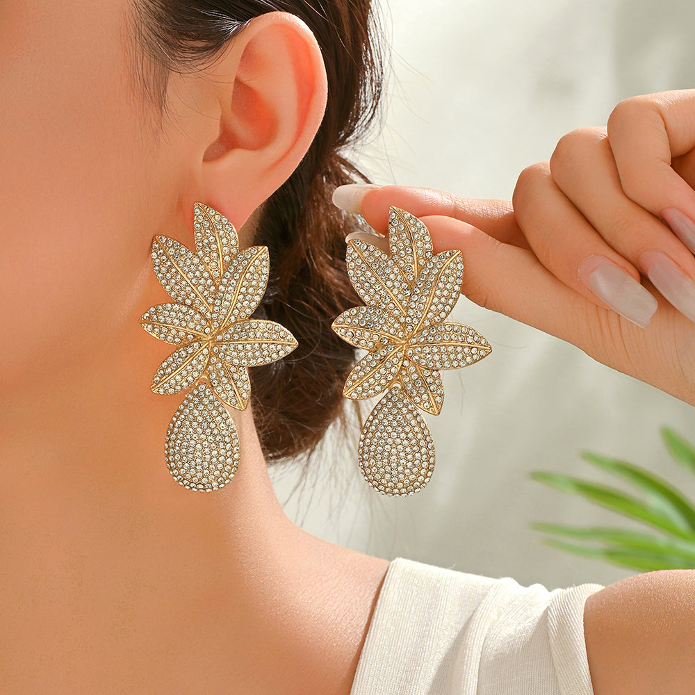 Levi Rhei Floral Statement Earrings