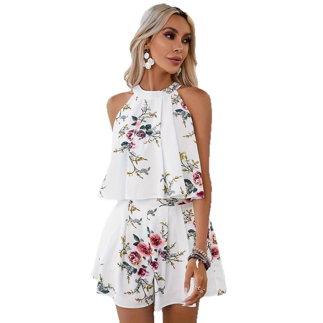 Levi Rhei Floral Summer Shorts Set