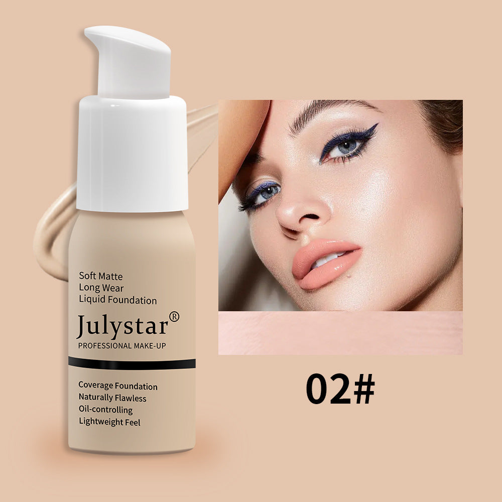 Levi Rhei Soft Matte Waterproof Liquid Foundation (Long-Lasting Concealer Finish)