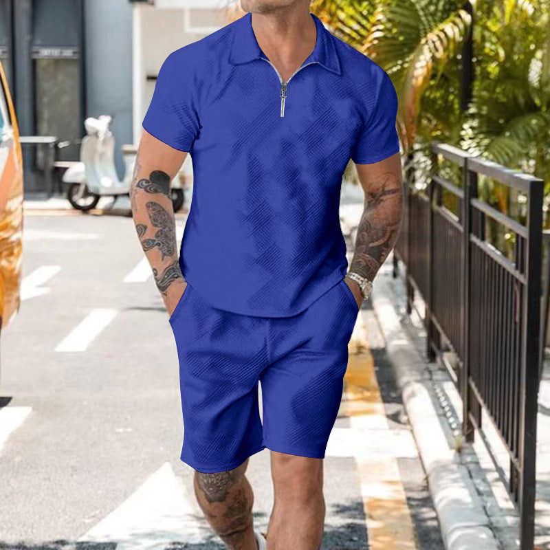 Levi Rhei Zip Polo Set