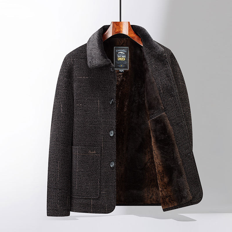 \Levi Rhei HeritageWarm Wool-Lined Jacket (Classic Casual Coat)