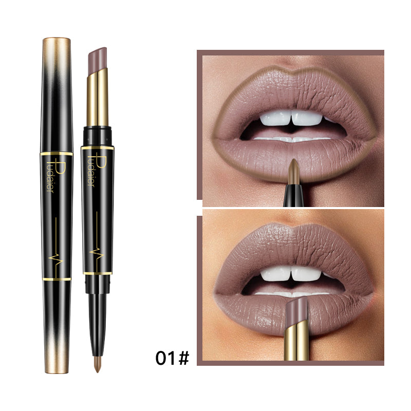 Levi Rhei 2-in-1 Precision Lipstick & Lip Liner Duo (Matte Finish)