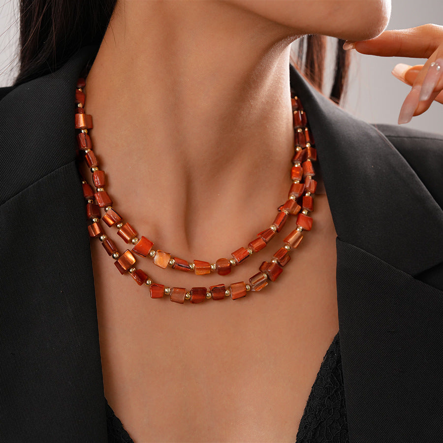 Levi Rhei Color Stone Necklace