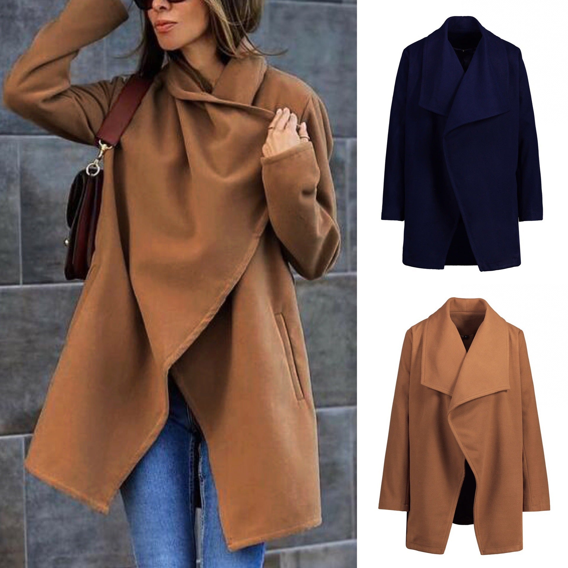 Levi Rhei Urban Chic Hooded Coat (Slim Fit Street Style)