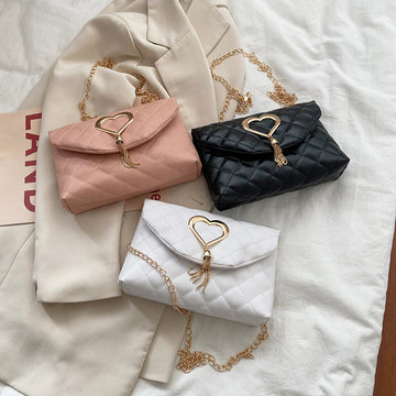 Levi Rhei Heart Charm Mini Shoulder Bag