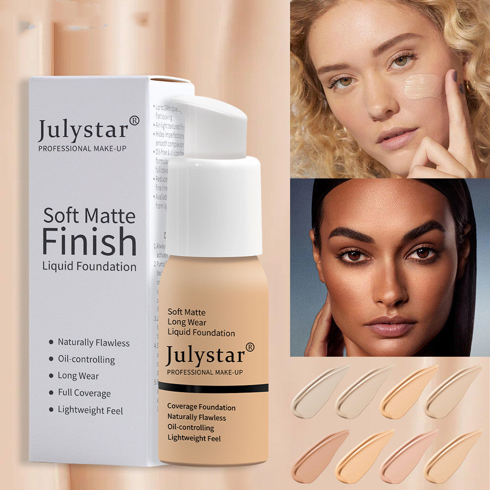Levi Rhei Soft Matte Waterproof Liquid Foundation (Long-Lasting Concealer Finish)