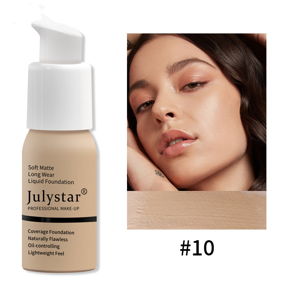 Levi Rhei Soft Matte Waterproof Liquid Foundation (Long-Lasting Concealer Finish)