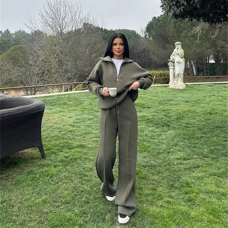 Levi Rhei Half-Zip Cozy Lounge Set