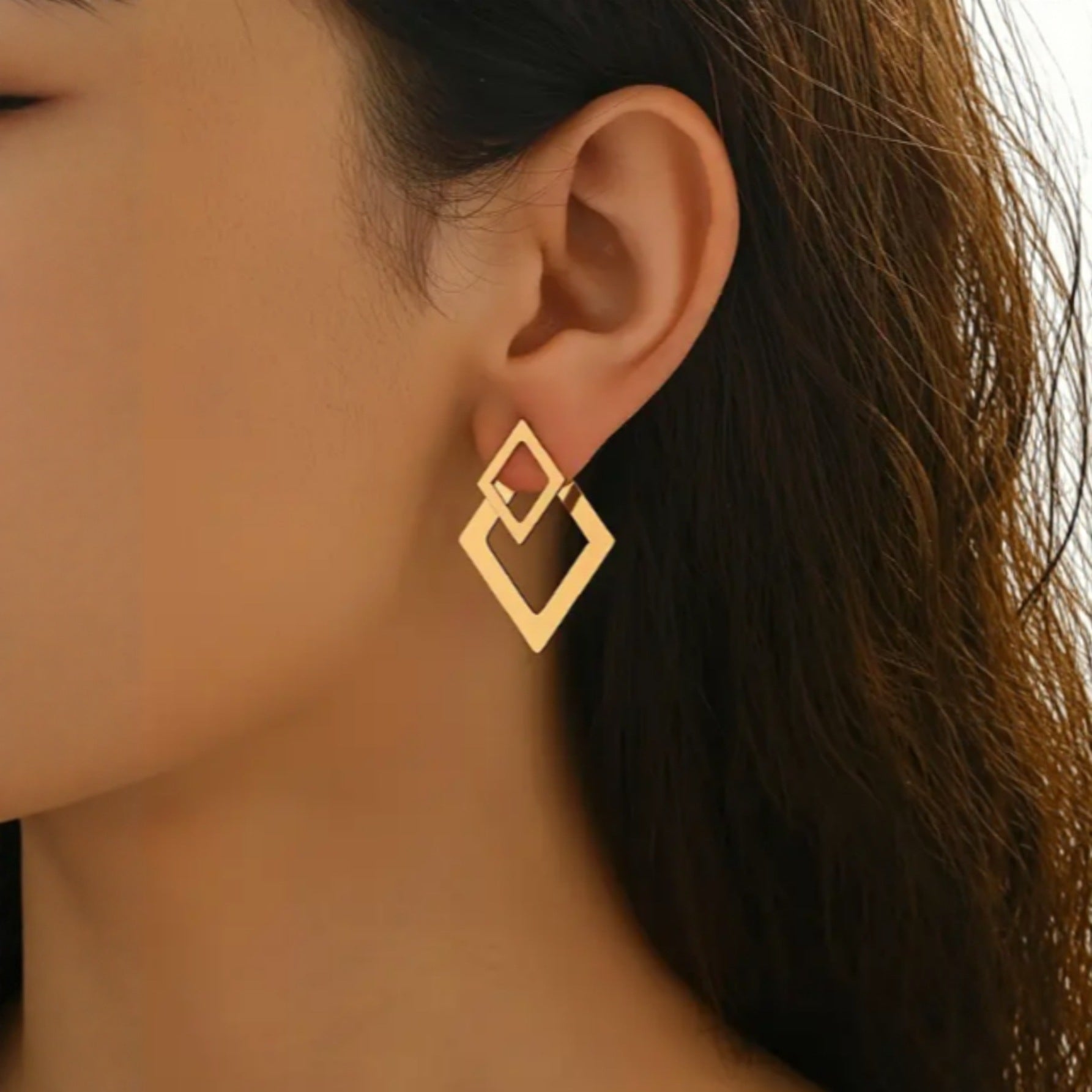 Levi Rhei Geometric Glow Earrings
