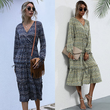 Levi Rhei Printed Midi Dress