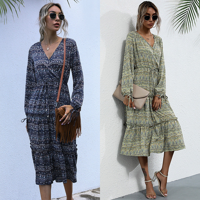 Levi Rhei Printed Midi Dress