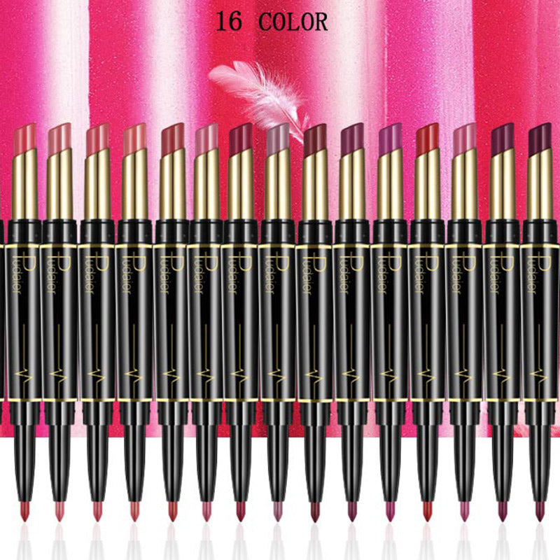 Levi Rhei 2-in-1 Precision Lipstick & Lip Liner Duo (Matte Finish)