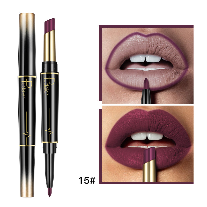 Levi Rhei 2-in-1 Precision Lipstick & Lip Liner Duo (Matte Finish)