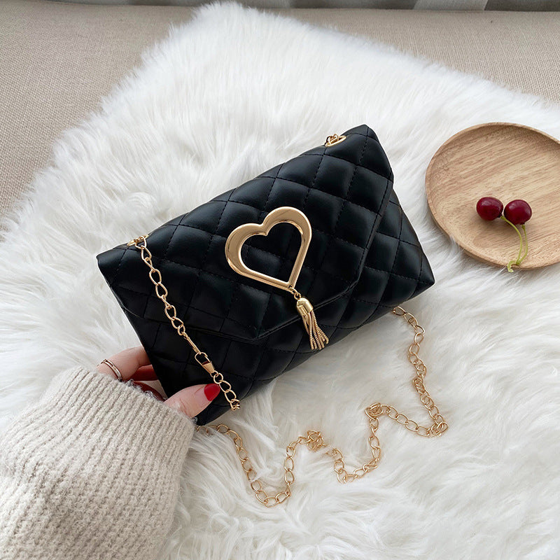 Levi Rhei Heart Charm Mini Shoulder Bag