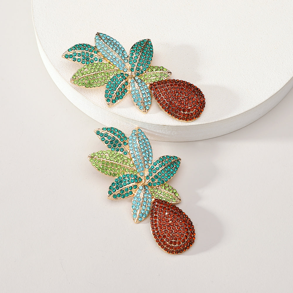 Levi Rhei Floral Statement Earrings