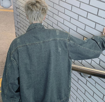 Levi Rhei VintageFade Denim Jacket (Oversized Streetwear Style)