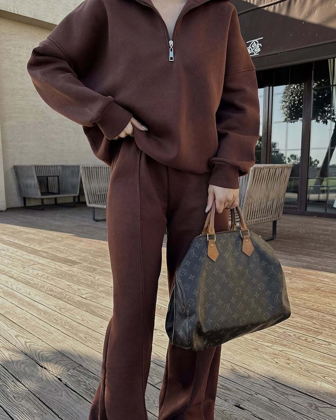 Levi Rhei Half-Zip Cozy Lounge Set