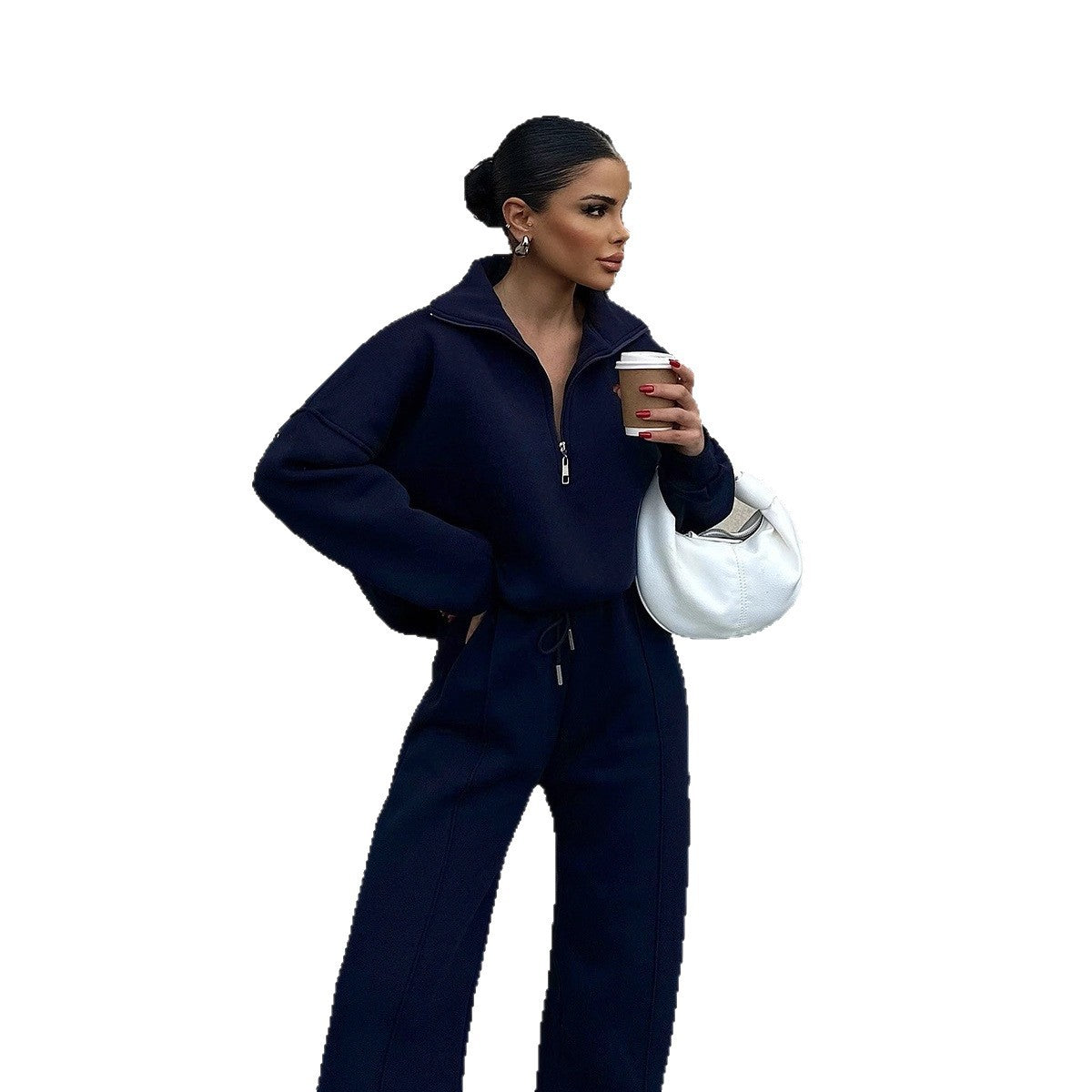 Levi Rhei Half-Zip Cozy Lounge Set