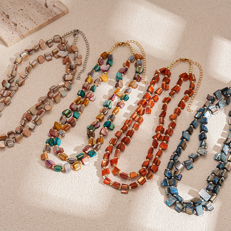 Levi Rhei Color Stone Necklace