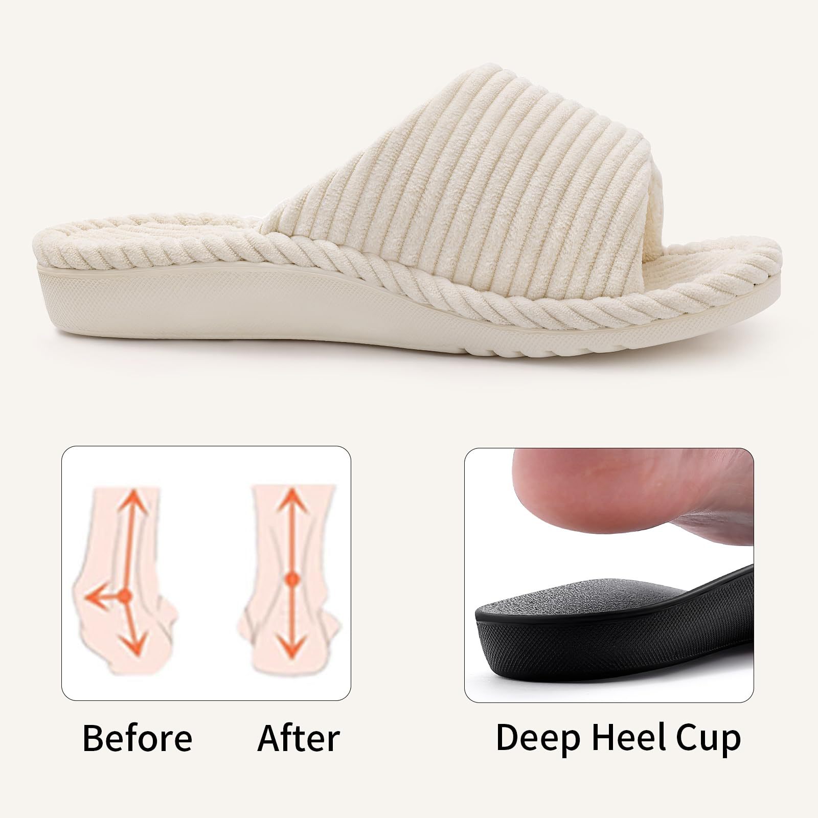 Levi Rhei Cozy Comfort Home Slippers