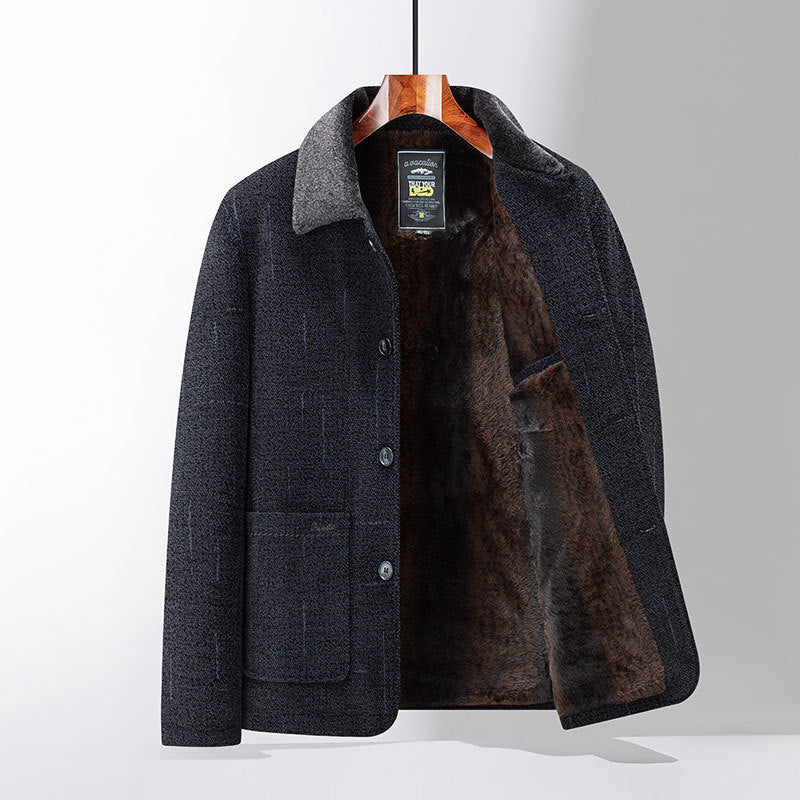 \Levi Rhei HeritageWarm Wool-Lined Jacket (Classic Casual Coat)