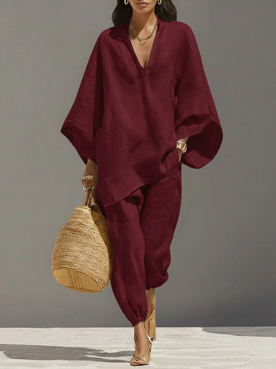 Levi Rhei RelaxFit Linen Lounge Set