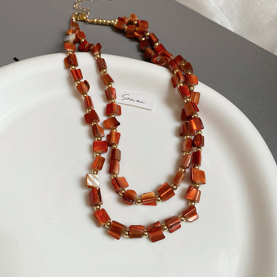Levi Rhei Color Stone Necklace