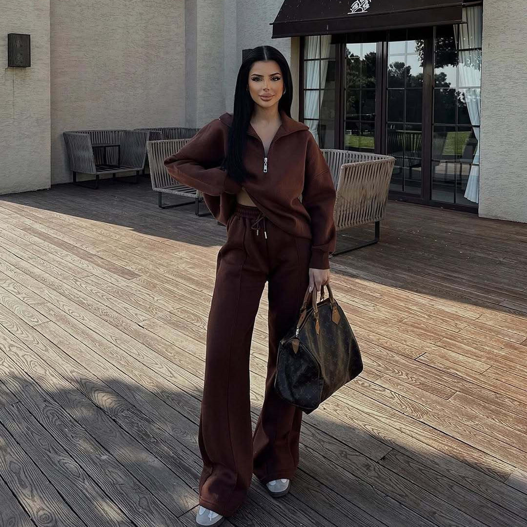 Levi Rhei Half-Zip Cozy Lounge Set