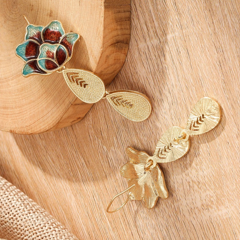 Levi Rhei Vintage Boho Floral Earrings