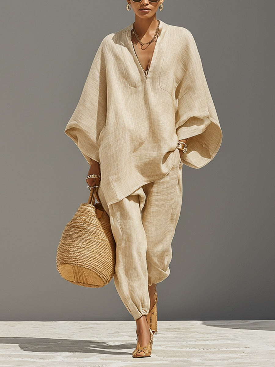 Levi Rhei RelaxFit Linen Lounge Set